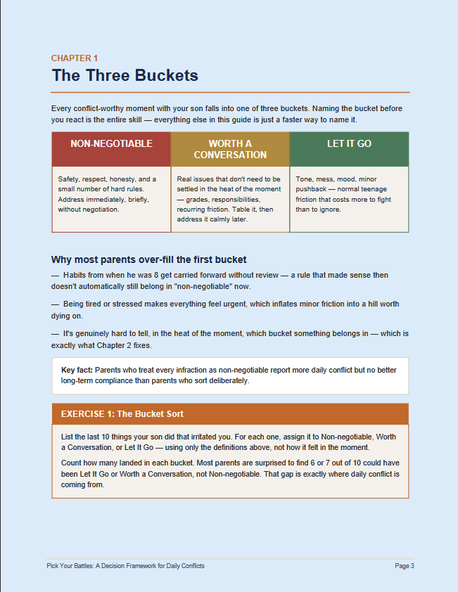 Pick Your Battles Decision Framework for Daily Conflicts